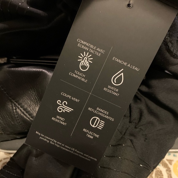 Ur Powered Leather Moto Fleece Lined Gloves S/M - Picture 10 of 16